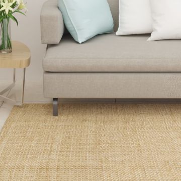 vidaXL Covor din sisal, natural, 100x250 cm