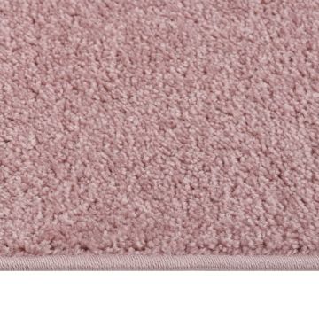 vidaXL Covor cu fire scurte, roz, 200x290 cm