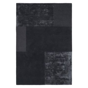 Covor Asiatic Carpets Tate Tonal Textures, 120 x 170 cm, gri antracit ieftin