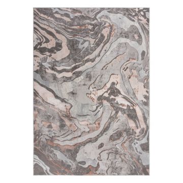 Covor Flair Rugs Marbled, 80 x 150 cm, gri-bej