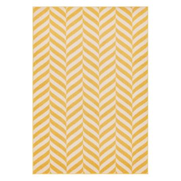 Covor galben 290x200 cm Muse - Asiatic Carpets Covor galben 290x200 cm Muse - Asiatic Carpets