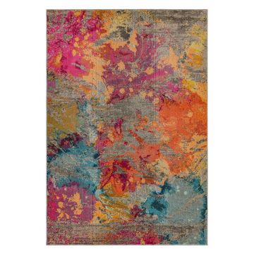 Covor roșu 170x120 cm Colores Cloud - Asiatic Carpets ieftin