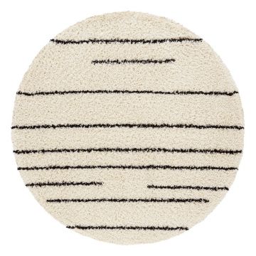 Covor rotund bej ø 160 cm - Ragami