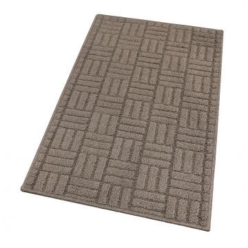 Covoras universal, 50x115cm, model forme geometrice, bej, Narciso