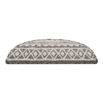 Covorașe pentru scări gri în set de 16 bucăți 65x20 cm Cottage Warmth - Vitaus