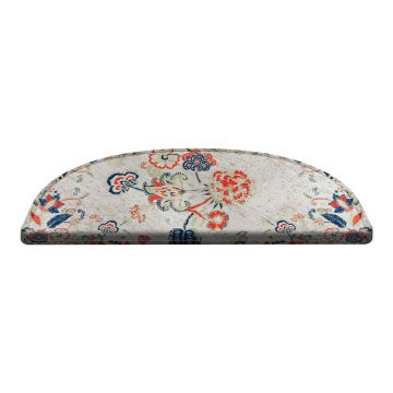 Covorașe pentru scări în set de 16 bucăți 65x20 cm Floral Path - Vitaus