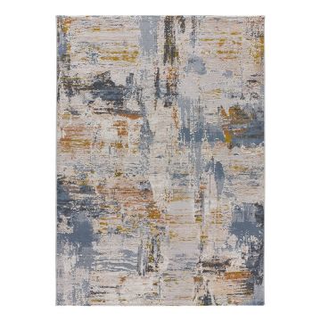 Covor albastru/bej 134x200 cm Springs – Universal