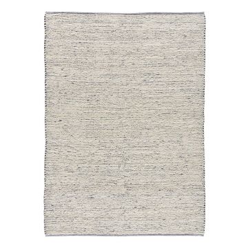 Covor crem țesut manual din bumbac 60x110 cm Reimagine – Universal