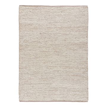 Covor bej țesut manual din bumbac 120x170 cm Reimagine – Universal