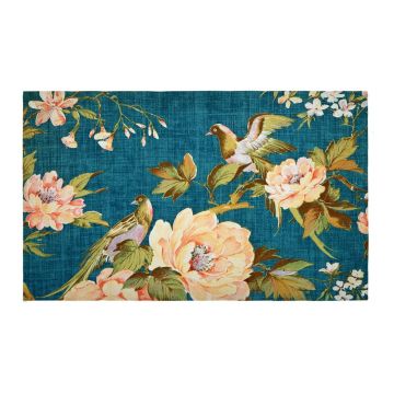 Covor cu amestec de bumbac Velvet Atelier Paradise, 135 x 195 cm