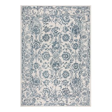 Covor din lână alb-albastru 170x120 cm Yasmin - Flair Rugs ieftin