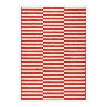 Covor Hanse Home Gloria Panel, 120x170 cm, roșu-alb