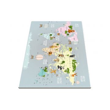 Covor pentru copii Map Oceanum, Multicolor, 100X160 cm