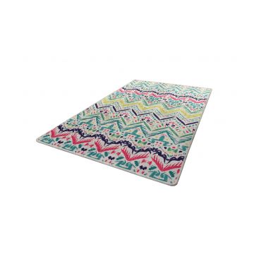 Covor pentru living/dormitor Ladure, Multicolor 80X120 cm