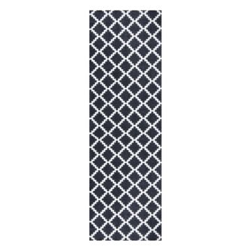 Covor tip traversă Zala Living Elegance, 50 x 150 cm, negru-alb