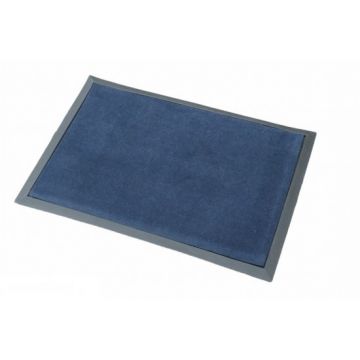 Covor dezinfectant+tavita cauciuc 60x40 cm albastru