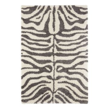 Covor gri - bej 170x120 cm Striped Animal - Ragami