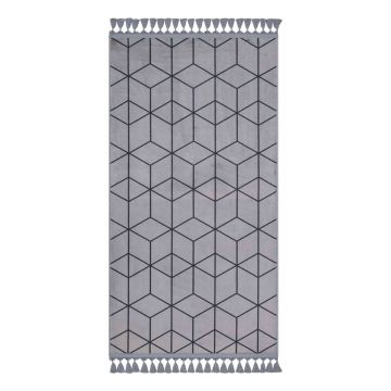 Covor lavabil gri 120x80 cm - Vitaus