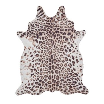 Covor maro/bej 195x155 cm Faux Leopard - Think Rugs