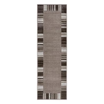 Covor tip traversă maro/bej 300x67 cm Border - Hanse Home