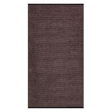 Covor tip traversă burgundy/negru lavabil din bumbac 80x200 cm Bendigo – Vitaus