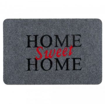 Covoras usa Welcome, 40x60 cm, gri
