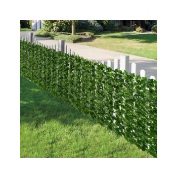 Gard decor frunze, 300X100cm