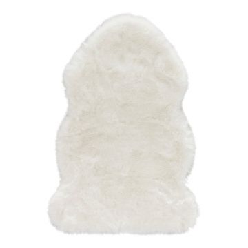 Pernă din bană artificială Mint Rugs Uni Soft, 90 x 60 cm, alb