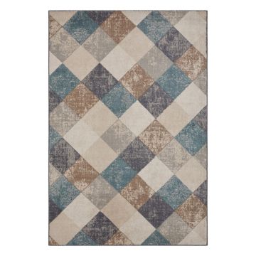 Covor albastru/bej 120x170 cm Terrain – Hanse Home