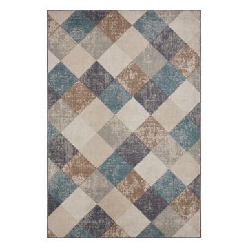 Covor albastru/bej 170x120 cm Terrain - Hanse Home ieftin