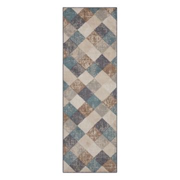 Covor tip traversă albastru/bej 80x200 cm Terrain – Hanse Home