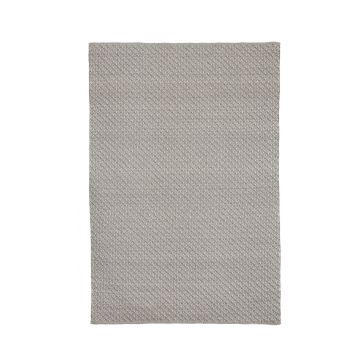 Covor de exterior Bhajan Outdoor, Bizzotto, 170 x 240 cm, polipropilena, lucrat manual, gri
