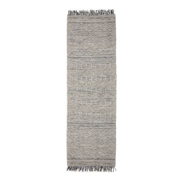 Covor gri de tip traversă 245x75 cm Maisy - Bloomingville