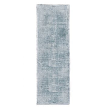 Covor Rashmi, Bizzotto, 80 x 250 cm, viscoza, verso din bumbac, albastru deschis