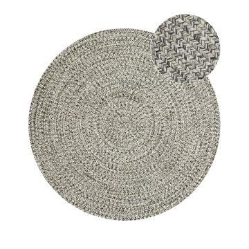 Covor rotund de exterior gri/bej ø 150 cm - NORTHRUGS