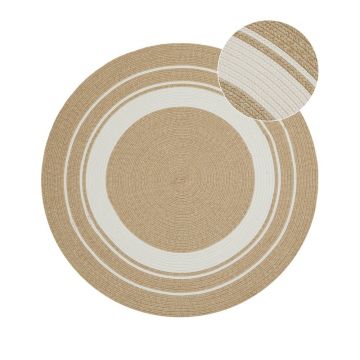 Covor rotund de exterior în culoare naturală ø 200 cm - NORTHRUGS