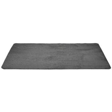 HOMCOM Covor modern din poliester si spuma pentru dormitor, camera de zi si sufragerie, 230x160 cm, gri | AOSOM RO
