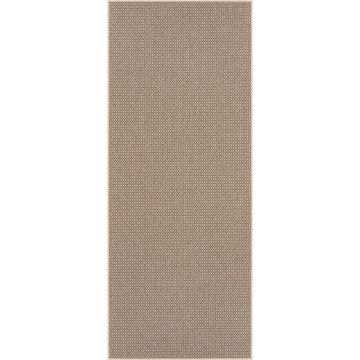 Covor bej tip traversă 250x80 cm Bello™ - Narma