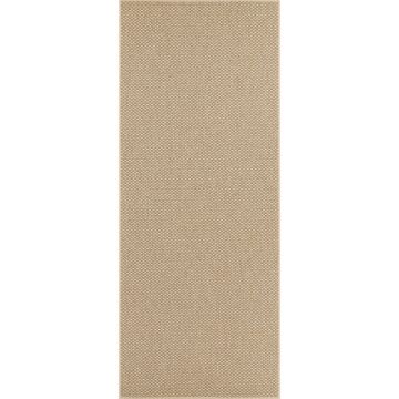Covor bej tip traversă 250x80 cm Bono™ - Narma