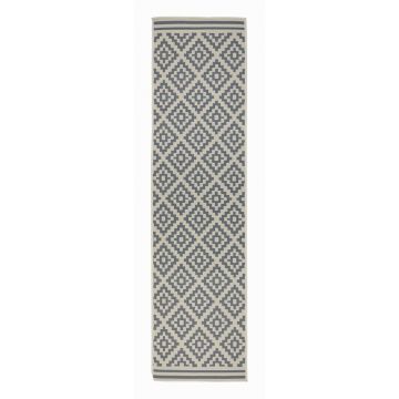 Covor de exterior gri/bej tip traversă 230x66 cm Moretti - Flair Rugs