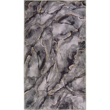 Covor gri lavabil 80x50 cm - Vitaus ieftin