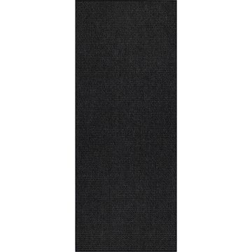 Covor negru tip traversă 250x80 cm Bello™ - Narma