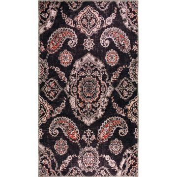 Covor negru lavabil 80x50 cm - Vitaus