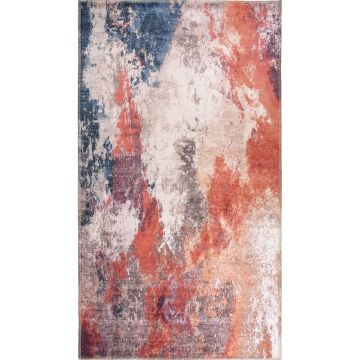 Covor roșu/albastru lavabil 150x80 cm - Vitaus