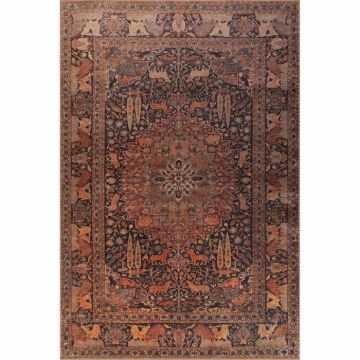 Covor Blues Vintage 425, maro, 140x190 cm la reducere