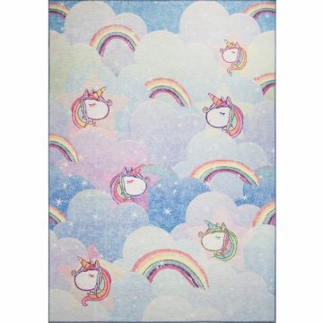 Covor Dokuma Unicorn 108, multicolor, 75x150 cm