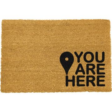 Covoraș intrare Artsy Doormats You Are, 40 x 60 cm, gri