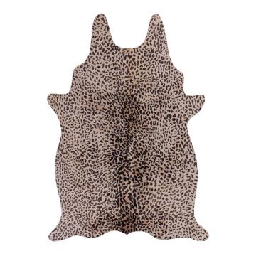 Blană maro sintetică 195x155 cm - Flair Rugs