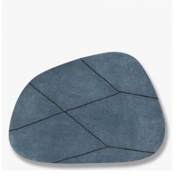 Covor albastru din lână 120x154 cm Shape – Mette Ditmer Denmark Covor albastru din lână 120x154 cm Shape – Mette Ditmer Denmark