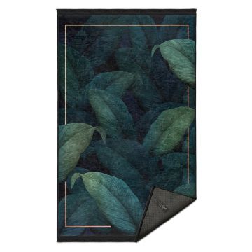 Covor albastru petrol lavabil 160x230 cm Unique – Mila Home